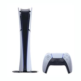 PlayStation 5 Digital Edition 1000GB - Valkoinen Digital Edition (Slim Chassis) + No