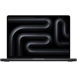MacBook Pro 14" (2023) - Applen M3 Pro ‑siru jossa on 12-ytiminen prosessori ja 18-ytiminen näytönohjain - 18GB RAM - SSD 1000GB - Tavallinen näyttö - QWERTZ - Saksa