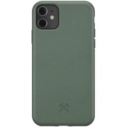 Kuori iPhone 11 - Luonnollinen materiaali - Vihreä