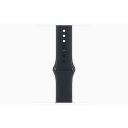 Apple Watch Series 9 (2023) GPS + Cellular 45 mm - Ruostumaton teräs Grafiitti - Sport band Musta