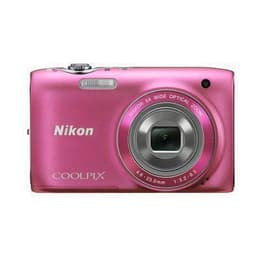 Kompaktikamera Coolpix S3100 - Vaaleanpunainen (pinkki) + Nikon Nikkor Wide Optical Zoom 26-130 mm f/3.2-6.5 f/3.2-6.5