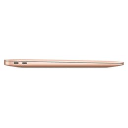 MacBook Air 13" (2020) - Applen M1 ‑siru jossa on 8-ytiminen prosessori ja 8-ytiminen näytönohjain - 8GB RAM - SSD 512GB - QWERTY - Englanti