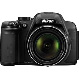 Hybridikamera - Nikon CoolPix P520 Musta + Objektiivin Nikon Nikkor 42X Wide Optical Zoom ED VR 4.3-180mm f/3.0-5.9