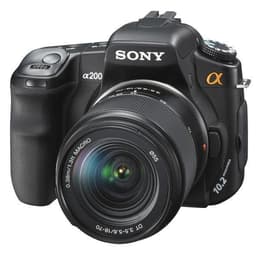 Yksisilmäinen peiliheijastuskamera Alpha DSLR-A200 - Musta + Sony DT 18-70mm F3.5-5.6 + 75-300mm F4.5-5.6 f/3.5-5.6 + f/4.5-5.6