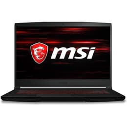 MSI GF63 Thin 11SC 15" Core i7 2.3 GHz - SSD 512 GB - 16GB - NVIDIA GeForce GTX 1650 AZERTY - Ranska