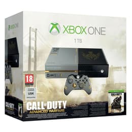 Xbox One 1000GB - Musta - Rajoitettu erä Call of Duty: Advanced Warfare Limited Edition + Call of Duty: Advanced Warfare