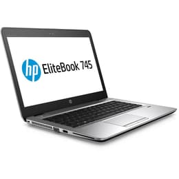 HP EliteBook 745 G4 14" A10 2.4 GHz - SSD 256 GB - 16GB AZERTY - Ranska