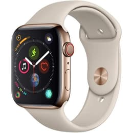 Apple Watch (Series SE) 2020 GPS 40 mm - Alumiini Kulta - Sport band Wit