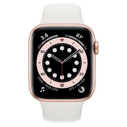 Apple Watch (Series 4) 2018 GPS 40 mm - Alumiini Kulta - Sport loop Wit