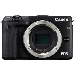 Hybridikamera Canon EOS M3 vain vartalo - Musta