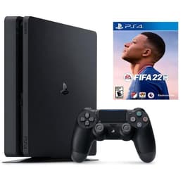 PlayStation 4 Slim 1000GB - Musta + FIFA 22