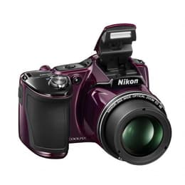 Puolijärjestelmäkamera Coolpix L830 - Luumu + Nikon Nikkor 34X Wide Optical Zoom ED VR 22.5–765mm f/3–5.9 f/3–5.9