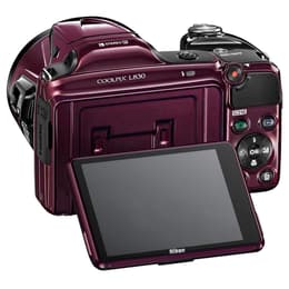 Puolijärjestelmäkamera Coolpix L830 - Luumu + Nikon Nikkor 34X Wide Optical Zoom ED VR 22.5–765mm f/3–5.9 f/3–5.9