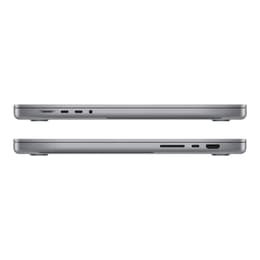 MacBook Pro 16" (2023) - Applen M2 Pro ‑siru jossa on 12-ytiminen prosessori ja 19-ytiminen näytönohjain - 16GB RAM - SSD 512GB - QWERTY - Suomi