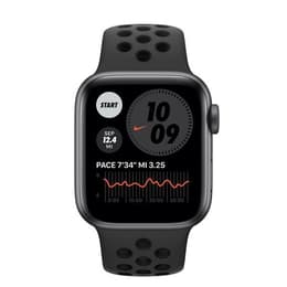Apple Watch (Series 6) 2020 GPS 40 mm - Alumiini Tähtiharmaa - Nike Sport band Musta