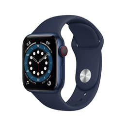 Apple Watch (Series 6) 2020 GPS + Cellular 40 mm - Alumiini Sininen - Sport loop Sininen