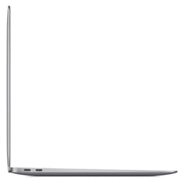 MacBook Air 13" (2020) - Applen M1 ‑siru jossa on 8-ytiminen prosessori ja 7-ytiminen näytönohjain - 8GB RAM - SSD 128GB - Tavallinen näyttö - QWERTY - Italia