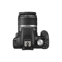 Canon EOS 500D - Yksisilmäinen peiliheijastuskamera - Musta + Canon Zoom Lens EF-S 18-55mm f/3.5-5.6IS - Objektiivi