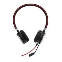 Jabra Evolve 40 Kuulokkeet melunvaimennus kiinteä mikrofonilla - Musta/Punainen
