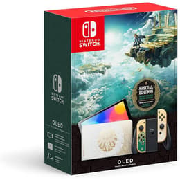 Switch OLED 64GB - Kulta - Rajoitettu erä The Legend Of Zelda Tears Of The Kingdom