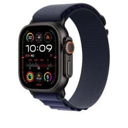 Apple Watch Ultra 2 (2024) GPS + Cellular 49 mm - Titaani Musta - Alpine-ranneke Midnight