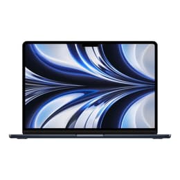 MacBook Air 13" (2022) - Applen M2 ‑siru jossa on 8-ytiminen prosessori ja 8-ytiminen näytönohjain - 24GB RAM - SSD 512GB - Tavallinen näyttö - QWERTY - Englanti