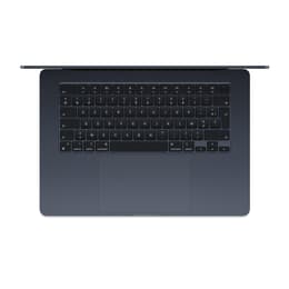 MacBook Air 15" (2023) - Applen M2 ‑siru jossa on 8-ytiminen prosessori ja 10-ytiminen näytönohjain - 8GB RAM - SSD 256GB - Tavallinen näyttö - AZERTY - Ranska