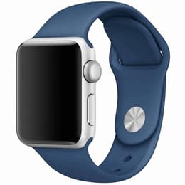 Apple Watch (Series SE) 2022 GPS 44 mm - Alumiini Hopea - Sport band Sininen