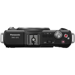Hybridikamera Panasonic Lumix DMC-GF2 vain vartalo - Musta