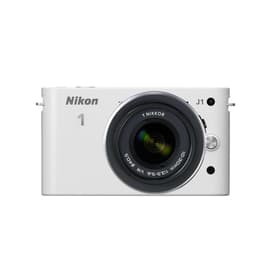Hybridikamera 1 J1 - Valkoinen + Nikkor Nikkor 1 10-30 mm f/3.5-5.6 + 30-110 mm f/3.8-5.6 f/3.5-5.6 + f/3.8-5.6