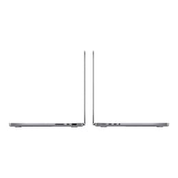 MacBook Pro 14" (2023) - Applen M2 Pro ‑siru jossa on 10-ytiminen prosessori ja 16-ytiminen näytönohjain - 16GB RAM - SSD 512GB - QWERTY - Englanti
