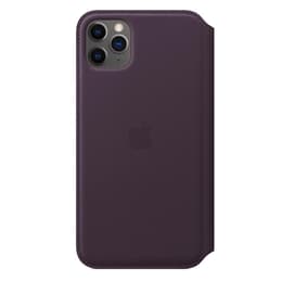 Apple Kuori iPhone 11 Pro Max - Nahka Violetti