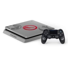PlayStation 4 Slim 1000GB - Harmaa - Rajoitettu erä Star Wars Battlefront II +