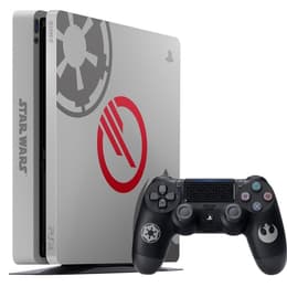 PlayStation 4 Slim 1000GB - Harmaa - Rajoitettu erä Star Wars Battlefront II +