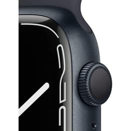 Apple Watch (Series 8) 2020 GPS + Cellular 45 mm - Alumiini Keskiyö - Sport band