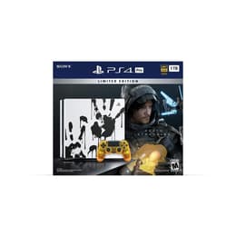 PlayStation 4 Pro 1000GB - Valkoinen - Rajoitettu erä Death Stranding PS4 Pro Bundle