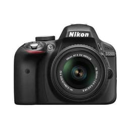 Yksisilmäinen peiliheijastuskamera D3300 - Musta + Nikon AF-S DX Nikkor 18-55mm f/3.5-5.6G VR II f/3.5-5.6