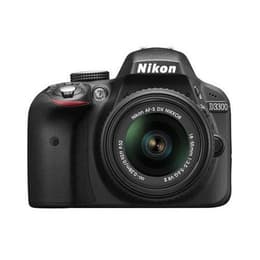 Reflex Nikon D3300 - Musta + Objektiivi Nikon AF-S 18-55mm f/3.5-5.6G VR II