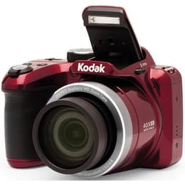 Puolijärjestelmäkamera PixPro AZ401 - Punainen + Kodak PixPro Aspheric HD Zoom Lens 40x Wide 24-960mm f/3-6.8 f/3-6.8