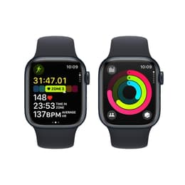 Apple Watch Series 9 (2023) - (ranneke ei sisälly) - GPS + Cellular 41 mm - Kulta Ruostumaton teräs