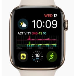Apple Watch Series 9 (2023) - (ranneke ei sisälly) - GPS + Cellular 41 mm - Kulta Ruostumaton teräs