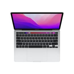 MacBook Pro 13" (2022) - Applen M2 ‑siru jossa on 8-ytiminen prosessori ja 10-ytiminen näytönohjain - 24GB RAM - SSD 1000GB - Tavallinen näyttö - QWERTY - Hollanti