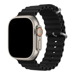 Apple Watch Ultra 2 (2023) GPS + Cellular 49 mm - Titaani Luonnontitaani- Ocean-ranneke Musta