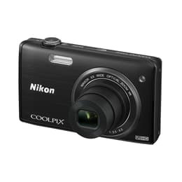 Kompaktikamera Coolpix S5200 - Musta + Nikon Nikkor 6x Wide Optical Zoom VR 26–156mm f/3.5-6.5 f/3.5-6.5