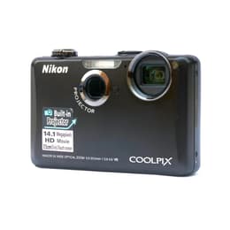 Kompaktikamera S1100pj - Musta + Nikon Nikkor 5x Optical Zoom f/3.9-5.8