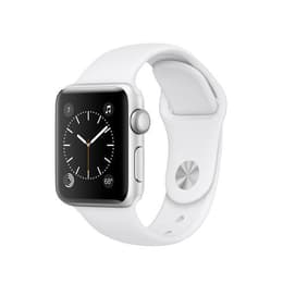 Apple Watch (Series 2) 2016 GPS 38 mm - Alumiini Hopea - Sport loop Wit