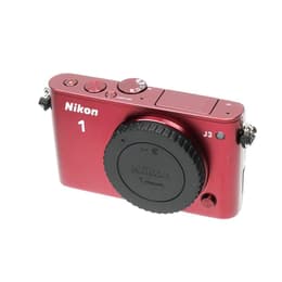 Hybridikamera Nikon 1 J3 vain vartalo - Punainen