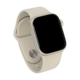 Apple Watch Series 8 (2022) GPS 45 mm - Alumiini Tähtivalkea - Sport band Valkoinen