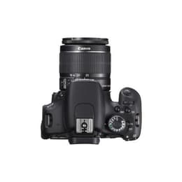Yksisilmäinen Peiliheijastuskamera Canon EOS 600D Musta + Objektiivi Canon Zoom Lens EF-S 18-55 mm f/3.5-5.6 IS II