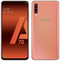 Galaxy A70 128GB - Koralli - Lukitsematon - Dual-SIM